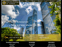 Tablet Screenshot of firstasiaholdings.com
